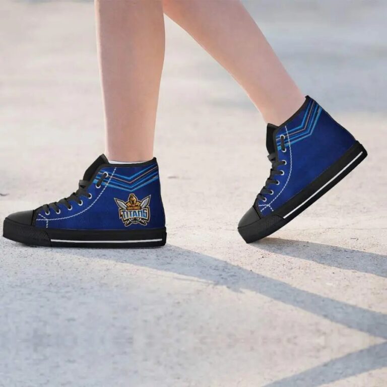 NRL Gold Coast Titans Blue High Top Shoes