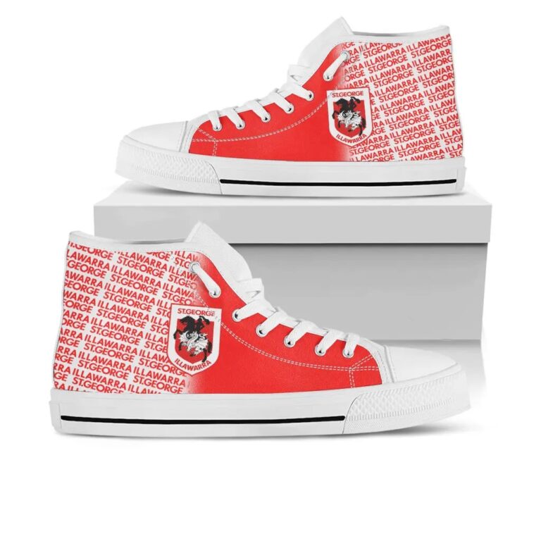 NRL St. George Illawarra Dragons High Top Shoes