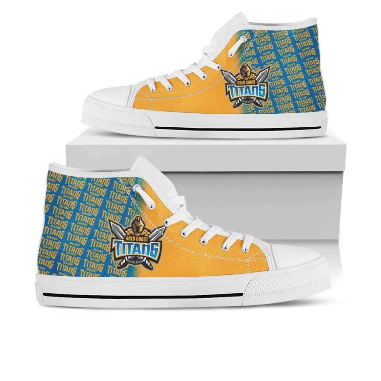 NRL Gold Coast Titans High Top Shoes