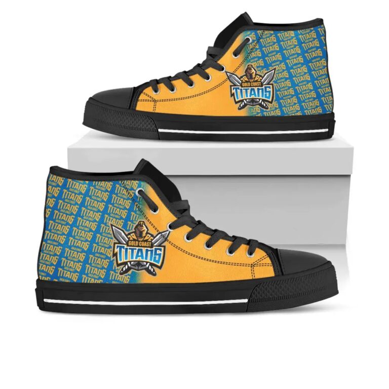 NRL Gold Coast Titans High Top Shoes