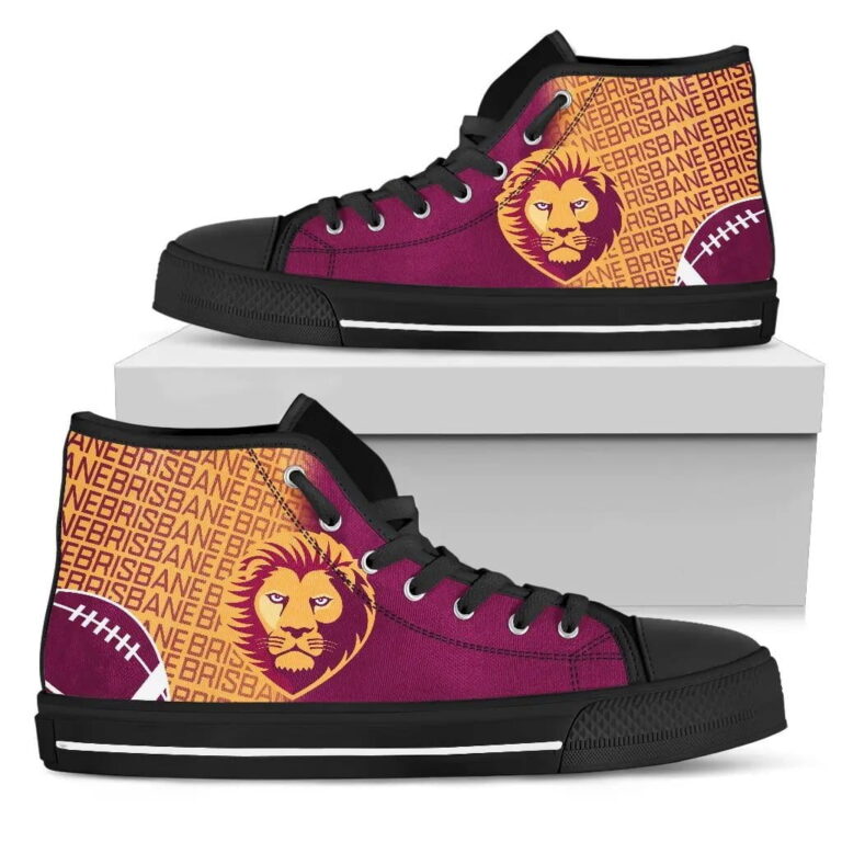 AFL Brisbane Lions High Top Shoes
