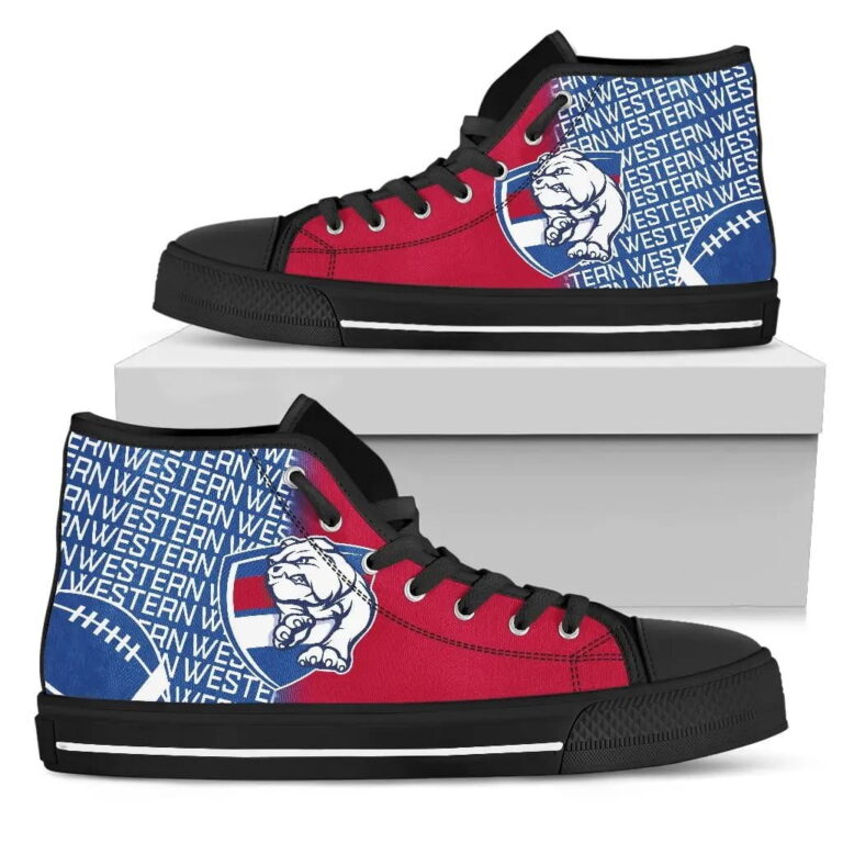 AFL Western Bulldogs High Top Shoes