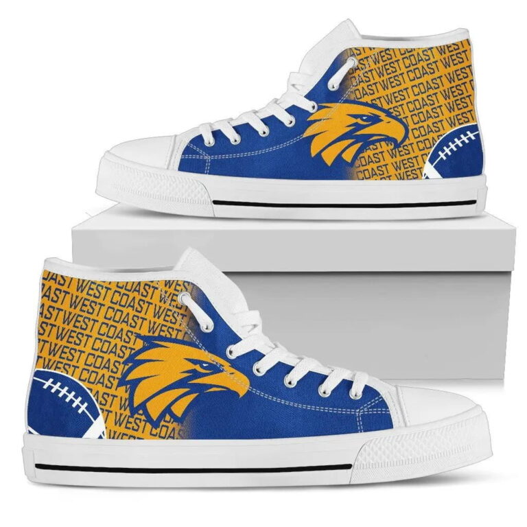 AFL West Coast Eagles High Top Shoes