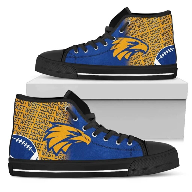 AFL West Coast Eagles High Top Shoes