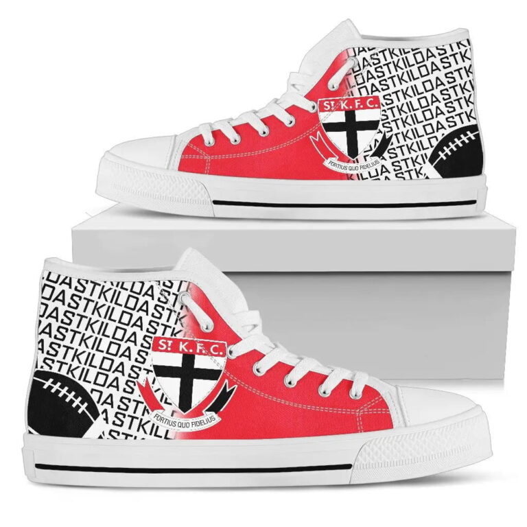 AFL St Kilda Saints High Top Shoes