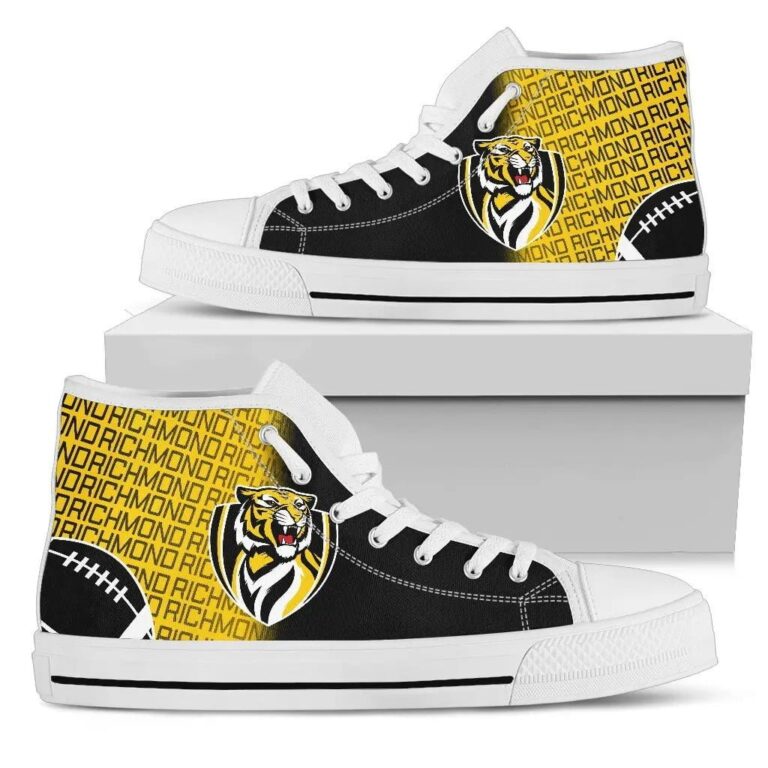 AFL Richmond Tigers High Top Shoes