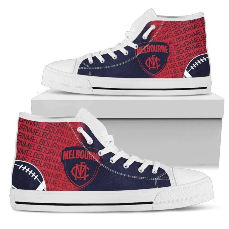 AFL Melbourne Demons High Top Shoes