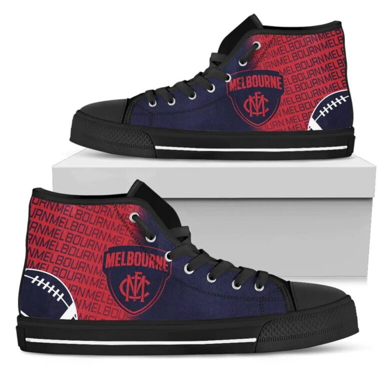 AFL Melbourne Demons High Top Shoes