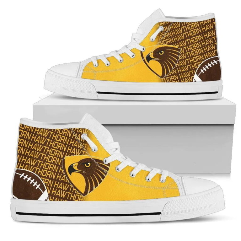 AFL Hawthorn Hawks High Top Shoes