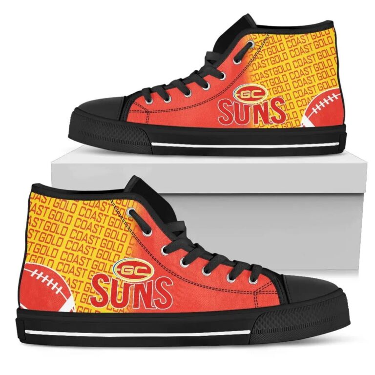 AFL Gold Coast Suns High Top Shoes