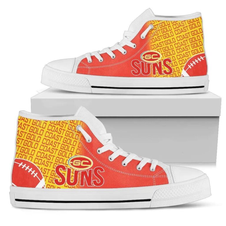 AFL Gold Coast Suns High Top Shoes