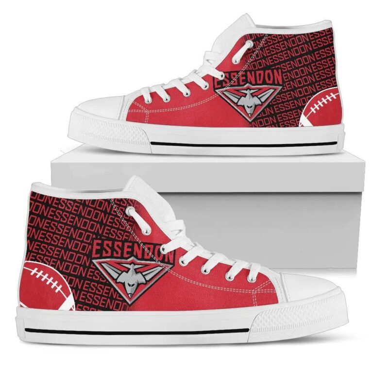 AFL Essendon Bombers High Top Shoes