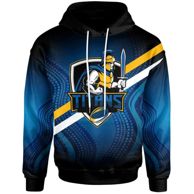 NRL Gold Coast Titans Logo Pullover Hoodie