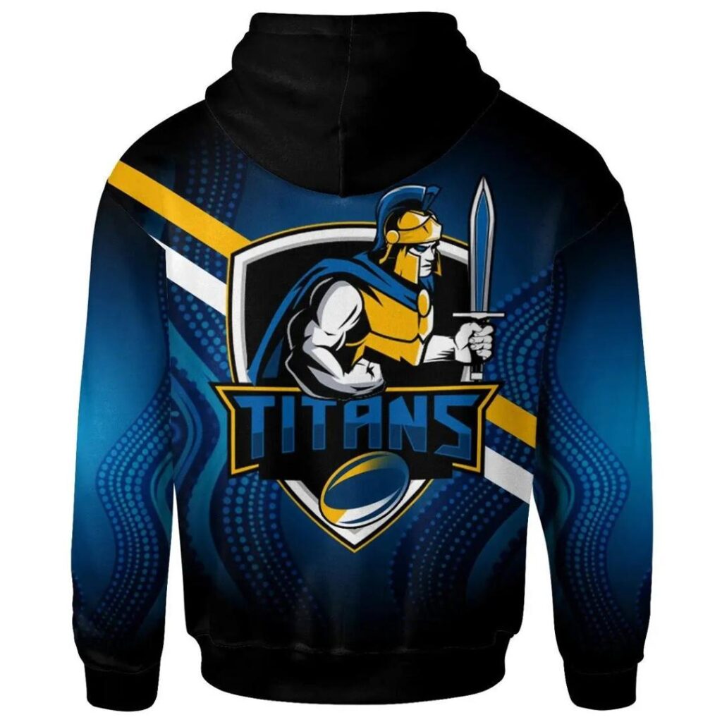 NRL Gold Coast Titans Logo Pullover Hoodie