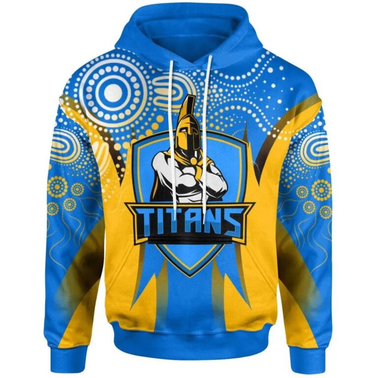 NRL Gold Coast Titans Aboriginal Pullover Hoodie