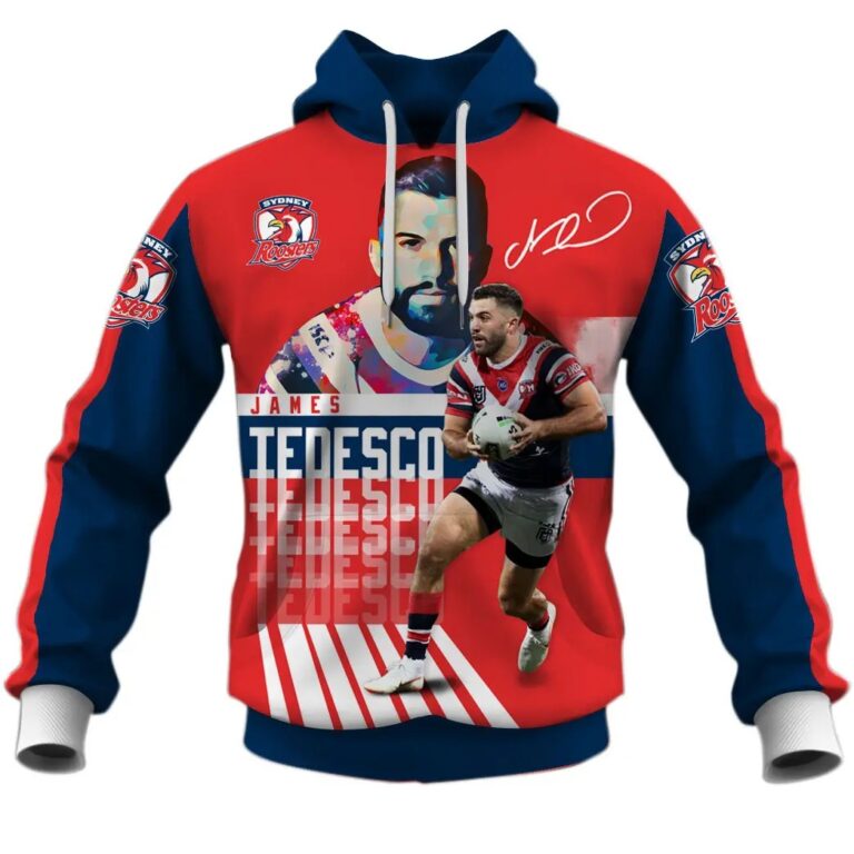 NRL Sydney Roosters James Tedesco Pullover Hoodie