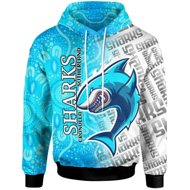 NRL Cronulla-Sutherland Sharks Sport Pullover Hoodie
