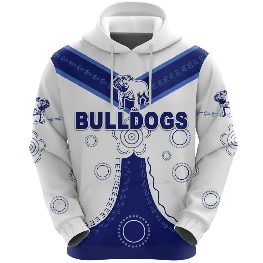 NRL Canterbury-Bankstown Bulldogs Simple Indigenous Pullover Hoodie