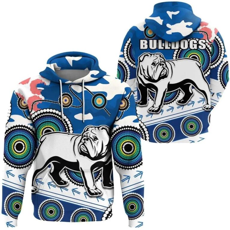 NRL Canterbury-Bankstown Bulldogs Anzac Day Pullover Hoodie