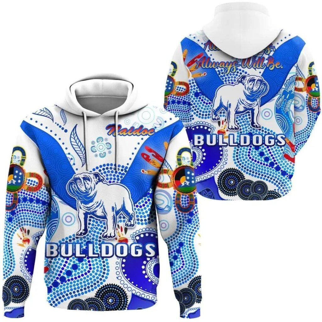NRL Canterbury-Bankstown Bulldogs Naidoc Limited Edition Pullover Hoodie