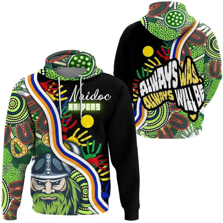 NRL Canberra Raiders Naidoc Pullover Hoodie