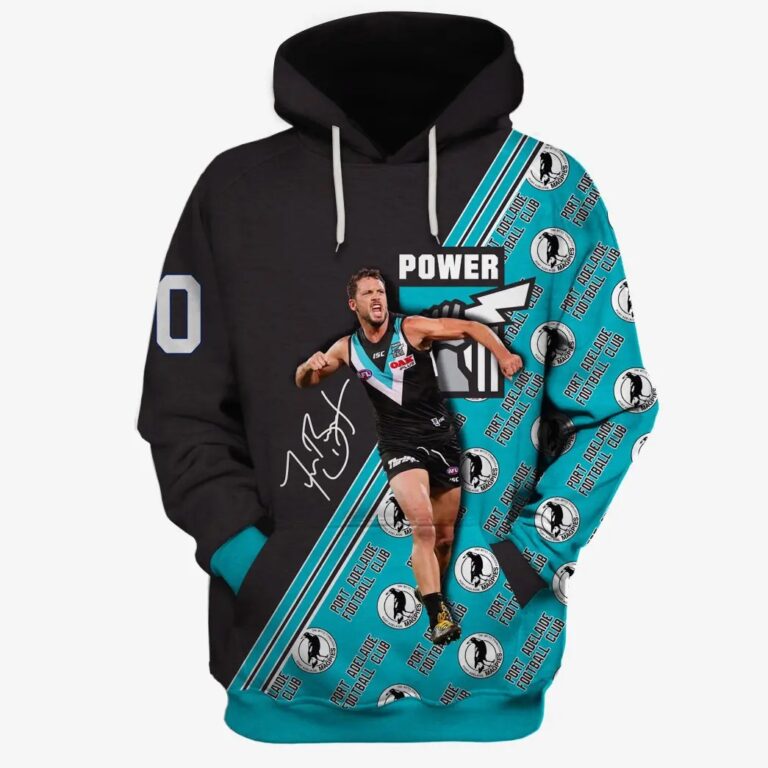 AFL Port Adelaide Power Travis Boak Pullover Hoodie