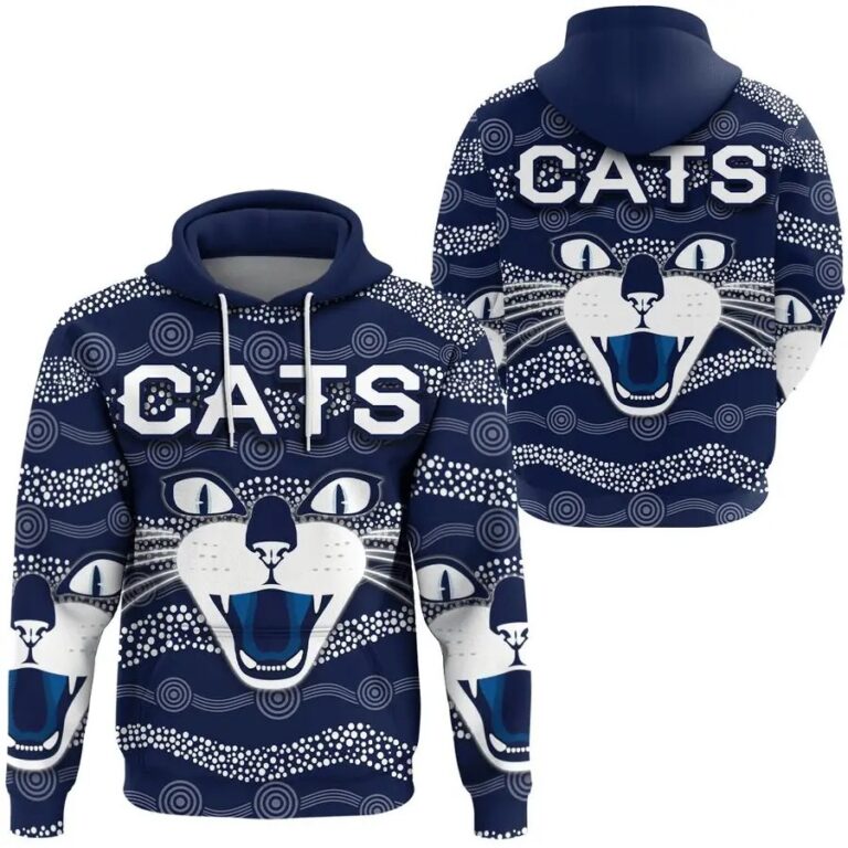AFL Geelong Cats Football Team Pullover Hoodie