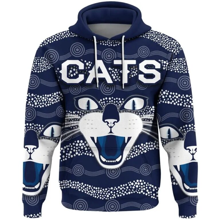 AFL Geelong Cats Football Team Pullover Hoodie