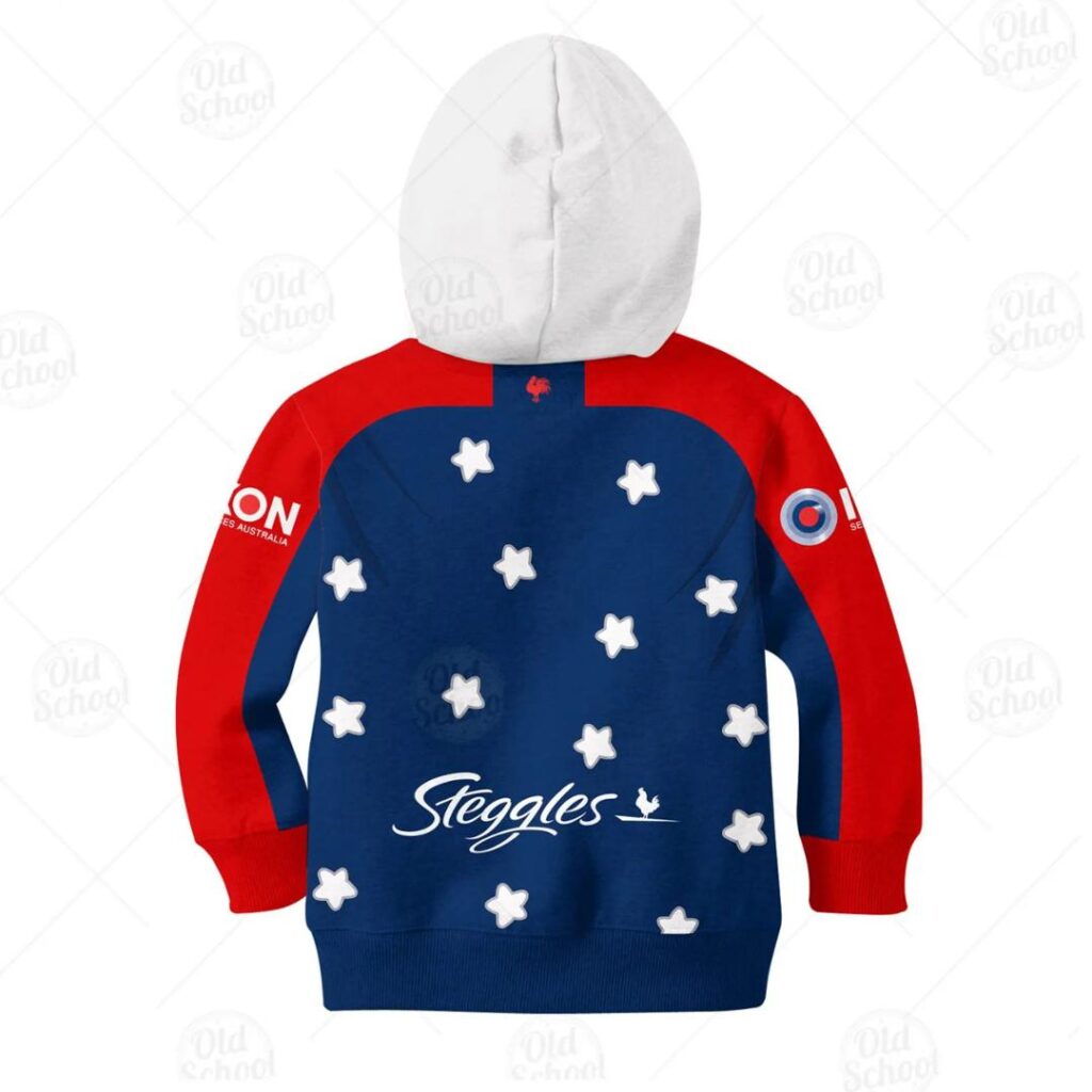 NRL Sydney Roosters x Bluey Jersey 2020 Kids Pullover Hoodie