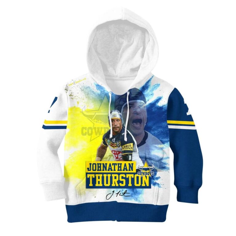 NRL North Queensland Cowboys – Johnathan Thurston Kids Pullover Hoodie