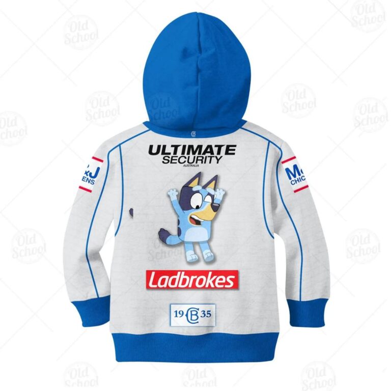 NRL Canterbury-Bankstown Bulldogs x Bluey Jersey 2020 Kids Pullover Hoodie