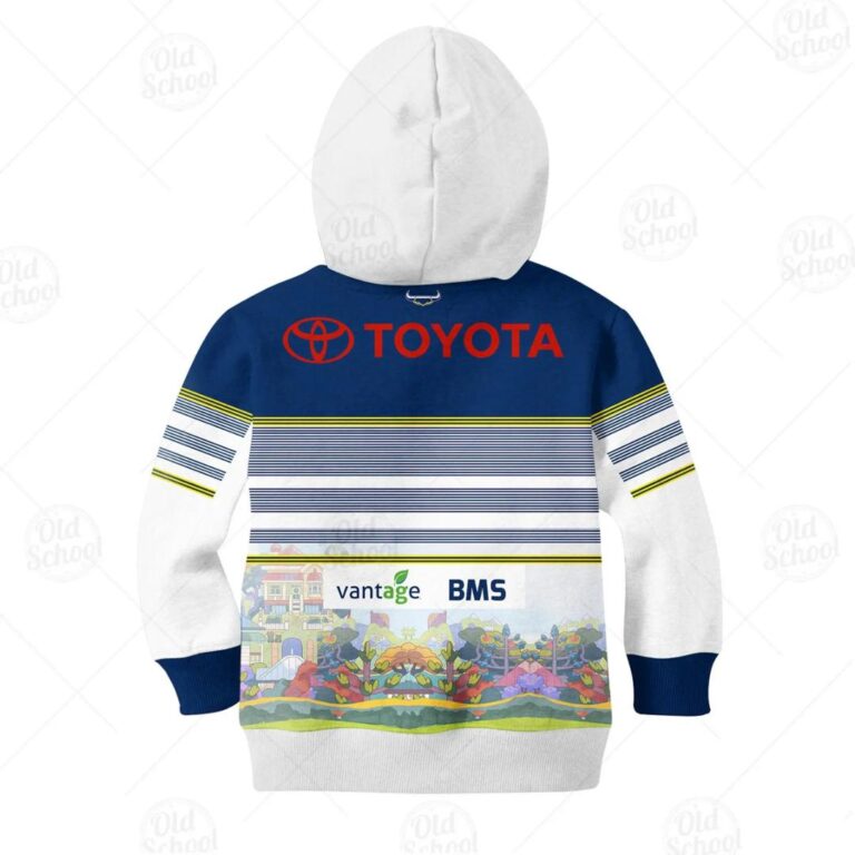 NRL North Queensland Cowboys Bluey Jersey 2020 Kids Pullover Hoodie