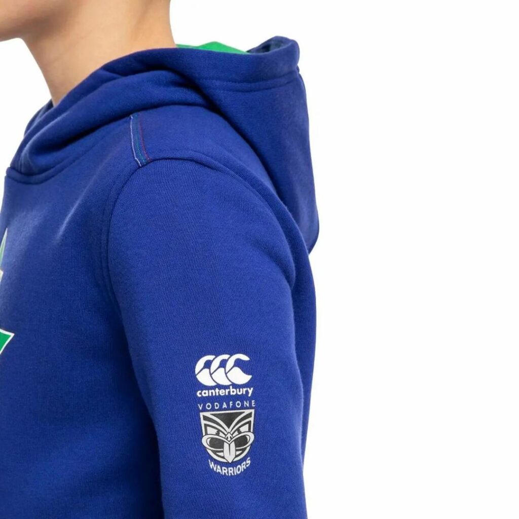 NRL New Zealand Warriors Blue Kids Pullover Hoodie