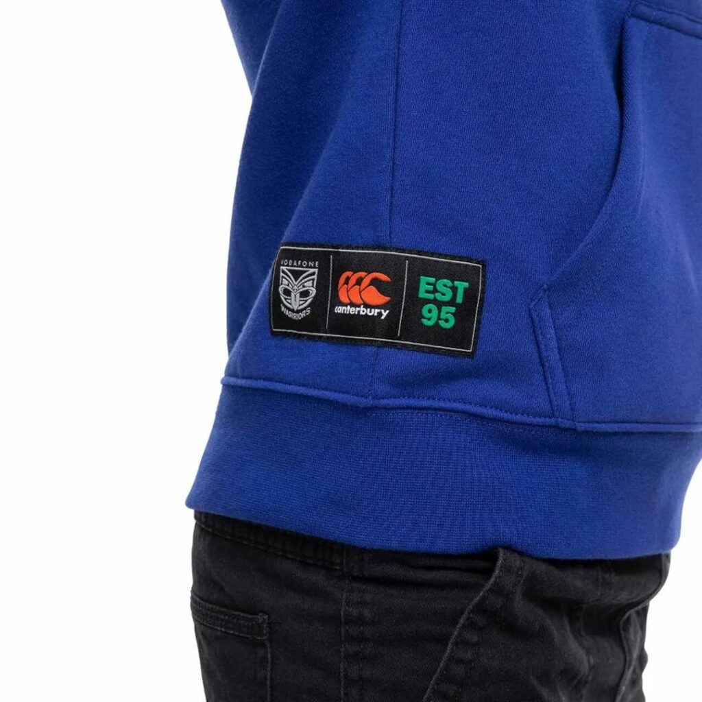 NRL New Zealand Warriors Blue Kids Pullover Hoodie