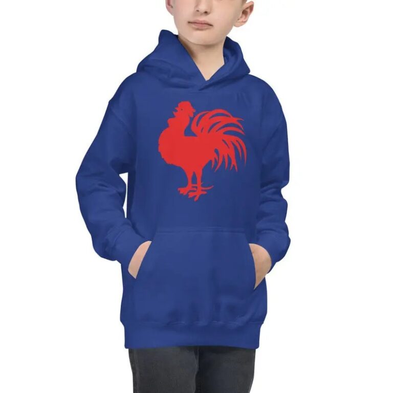 NRL Sydney Roosters Red Cockerel Kids Pullover Hoodie