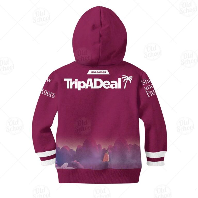 NRL Manly Warringah Sea Eagles Jersey 2020 Kids Pullover Hoodie