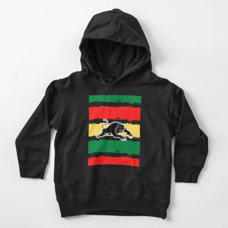 NRL Penrith Panthers Black Kids Pullover Hoodie