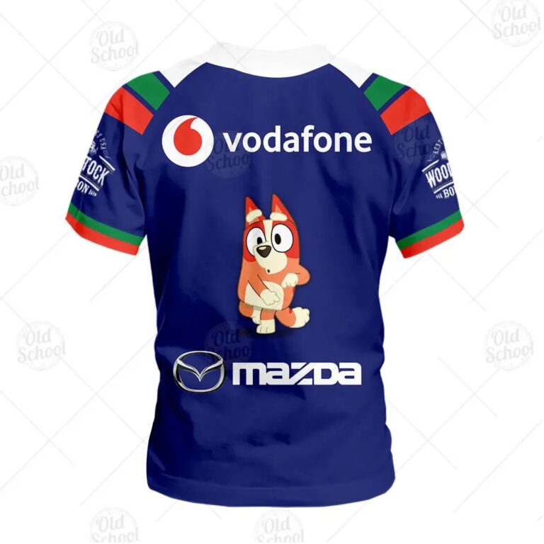 NRL New Zealand Warriors x Bluey Jersey 2020 Kids T-Shirt