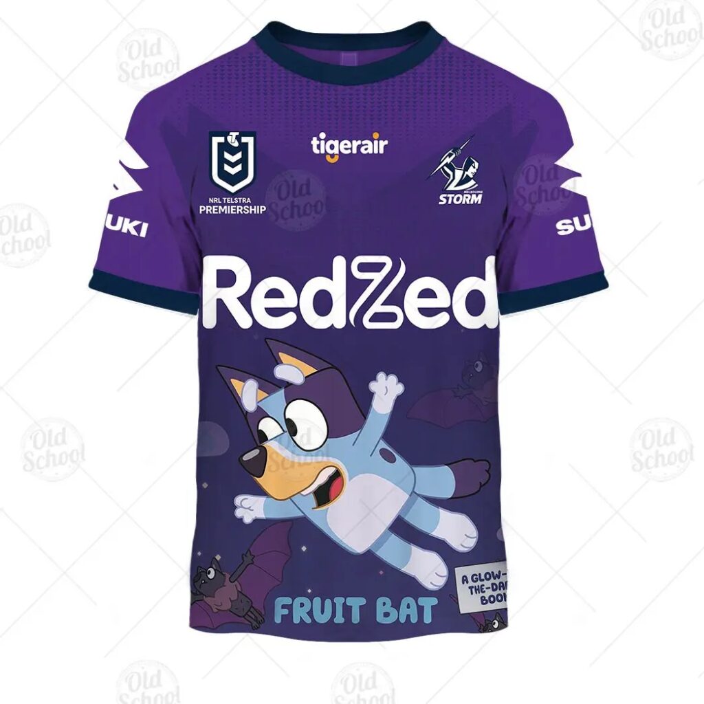 NRL Melbourne Storm x Bluey Jersey 2020 Kids T-Shirt