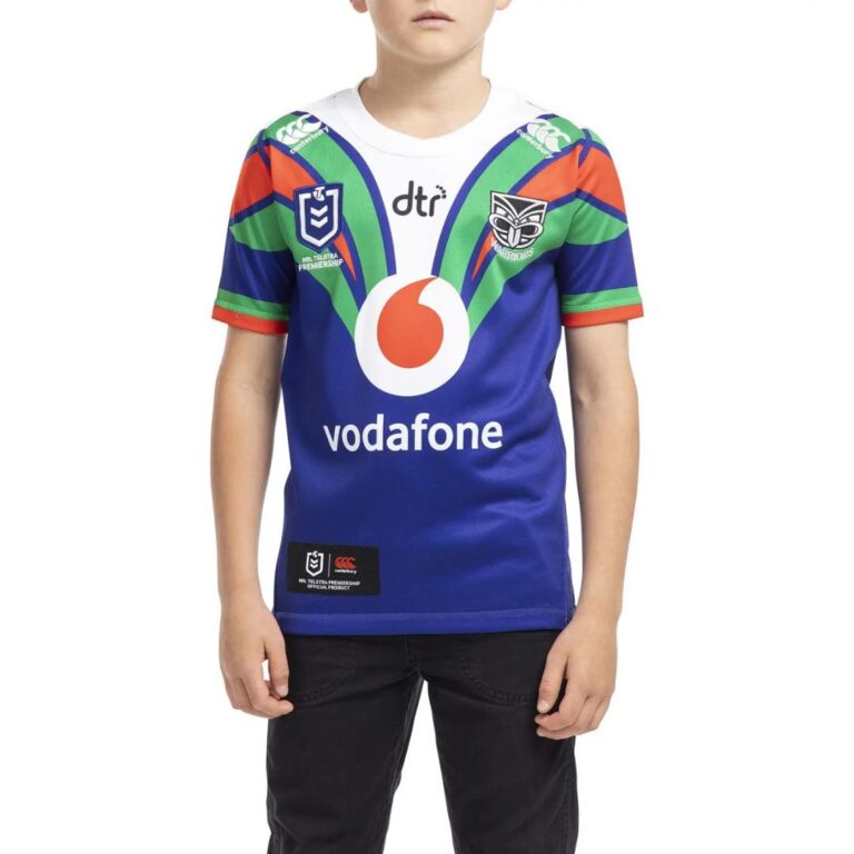 NRL New Zealand Warriors Home Jersey Kids T-Shirt