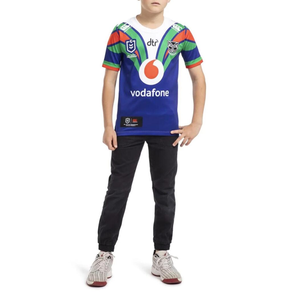 NRL New Zealand Warriors Home Jersey Kids T-Shirt