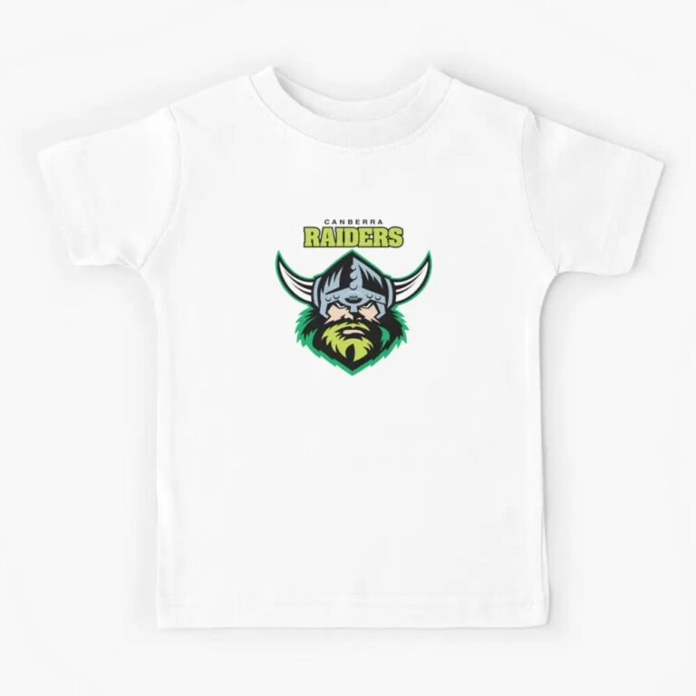 NRL Canberra Raiders White Kids T-Shirt
