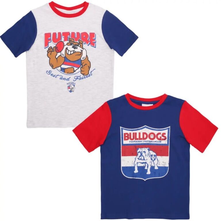 AFL Western Bulldogs Twin Pack Kids T-Shirt