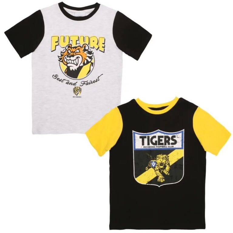 AFL Richmond Tigers Twin Pack Kids T-Shirt