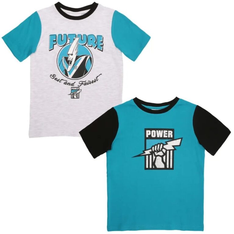 AFL Port Adelaide Power Twin Pack Kids T-Shirt