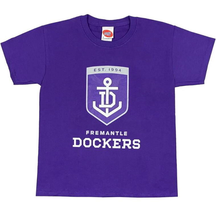 AFL Fremantle Dockers Purple Kids T-Shirt