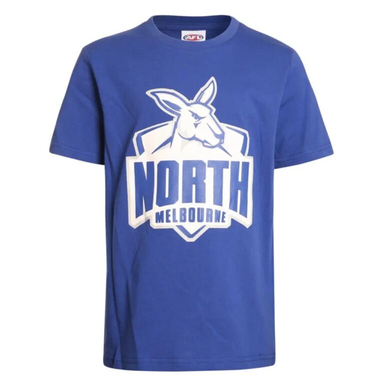 AFL North Melbourne Kangaroos Basic Logo Kids T-Shirt