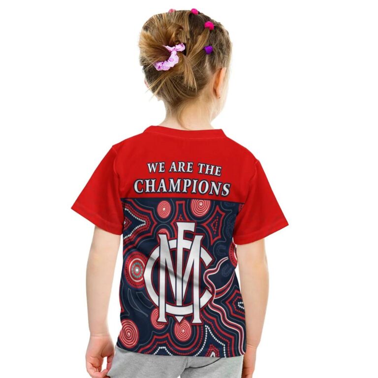 AFL Melbourne Demons We Are The Champions Kids T-Shirt