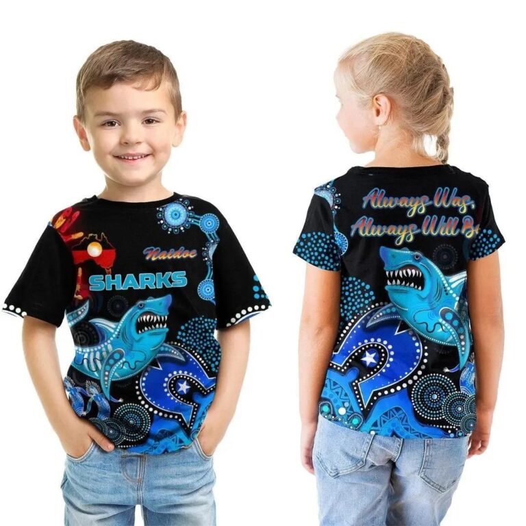 NRL Cronulla-Sutherland Sharks Naidoc Kids T-Shirt