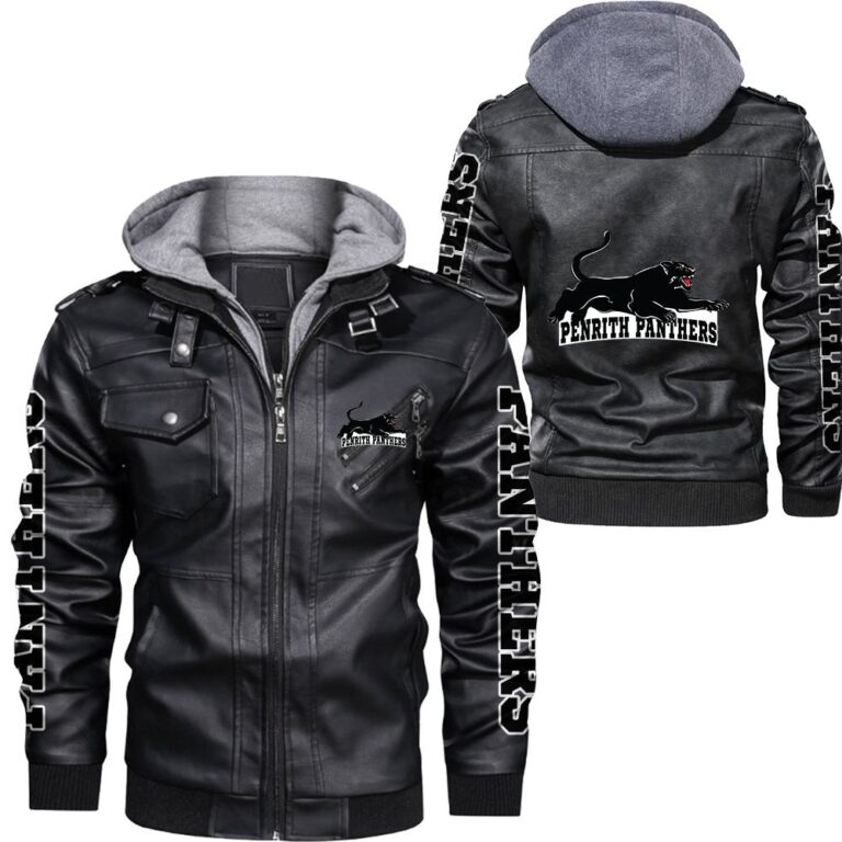 NRL Penrith Panthers Leather Jacket